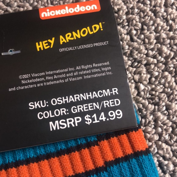 Bundle X3 Graphic Socks Hey Arnold! Money Bill X-Ray - Picture 6 of 7